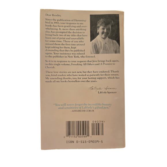 LaVyrle Spencer A HEART SPEAKS Emotional Wounded Hero Romance Jove 0515090395 - Picture 7 of 7